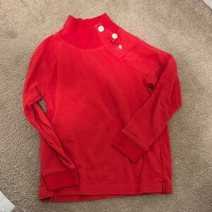 Crewcuts Vibrant Red Button-Up Sweater